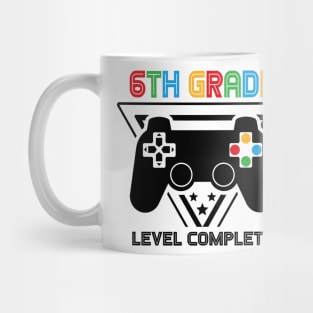 6th Grade Level Complete Graduation Gamer Boys Kids Mug